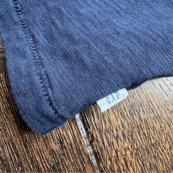 GAP Kids Navy Blue Pocket T-Shirt - Picture 2 of 7
